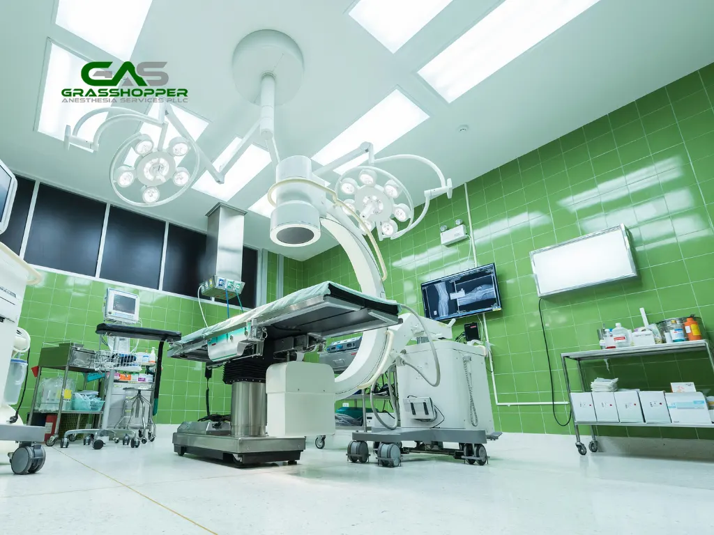 Custom anesthesia model for surgical facility operating room